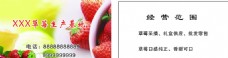 名片模板草莓种植名片