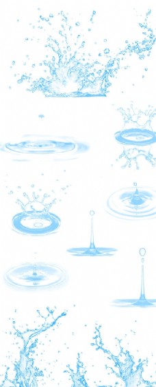 喷泉设计水滴素材