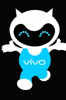 vivo卡通形象门贴