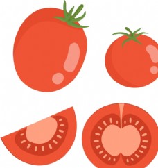 果蔬矢量西红柿