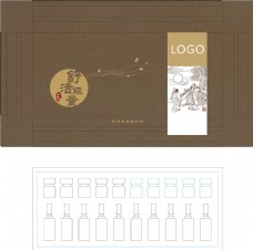 包装设计养生包装盒设计包装盒中国风古典包装