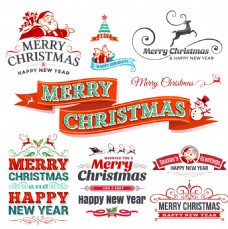 商品圣诞节艺术字母标签图片