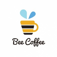 咖啡杯咖啡logo模板