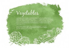 健康饮食免费绘制蔬菜矢量图