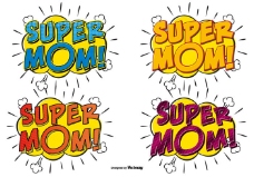 超级妈妈漫画文本插图