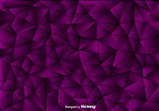 水彩效果紫色多边形的矢量背景