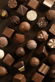 诱人美食巧克力糖果图片