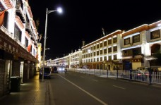 北京夜景北京街道夜景图片