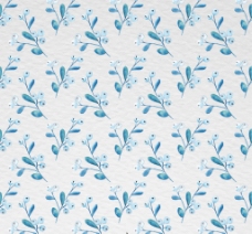 蓝色花卉图案背景