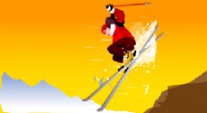 男子跳山滑雪