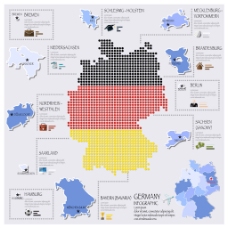 德国元素信息图表图片