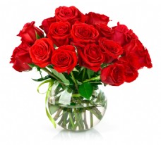 红色玫瑰花束图片