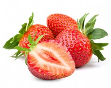 绿色蔬菜新鲜的草莓图片