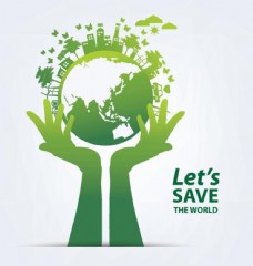 POP海报模板绿色低碳环保海报模板下载