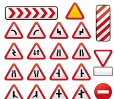 交通标示 路标 指示牌 箭头