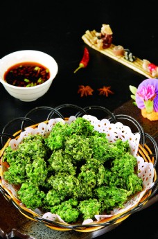 蔬菜饮食韭菜丸子图片