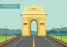 印度设计平面设计印度门