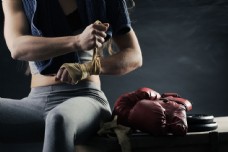 女子运动女子拳击运动员图片