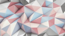 炫酷光效酷炫晶格化抽象几何体海报背景