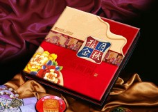 雅月金秋月饼盒包装设计PSD素材