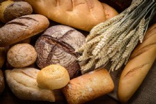 麦子与面包图片