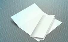 折叠白纸模板