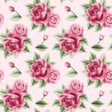 花纹无缝粉色玫瑰花无缝背景图片