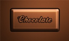 巧克力UI按钮样机