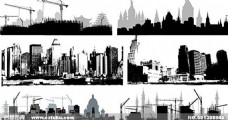 城市建筑剪影图片10