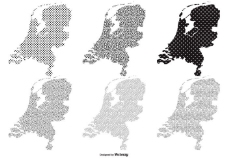 字体荷兰地图纹理