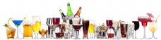 餐饮各种五颜六色的酒水饮料图片