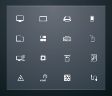 电脑产品ico图标