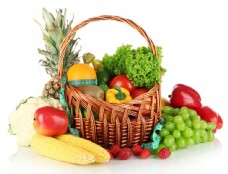 水果蔬菜篮子里的各种蔬菜水果图片