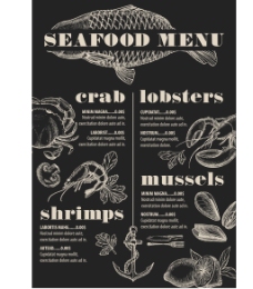 海鲜餐厅菜谱