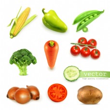 果蔬新鲜蔬果矢量素材