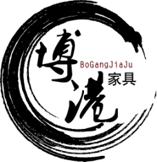 港博家具中国风logo设计