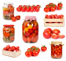 西红柿与罐头图片