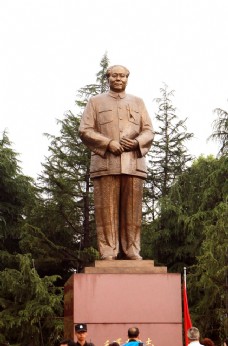 高清毛主席铜像