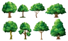 绿树树林图片