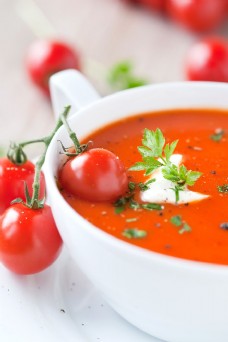 原汁原味西红柿美味汤汁图片