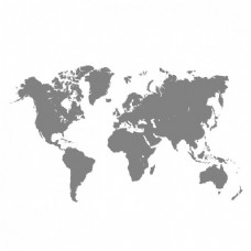 欧美灰色的世界地图