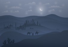 阿拉伯之夜背景
