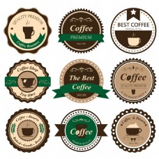 茶咖啡餐饮标签图片