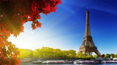 巴黎风景巴黎埃菲尔铁塔风景图片